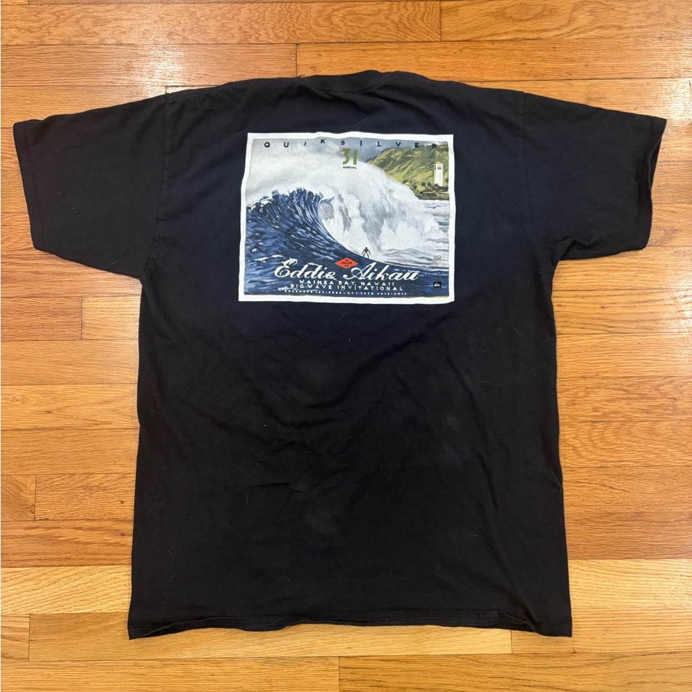 Quiksilver Black Surf Graphic Tee